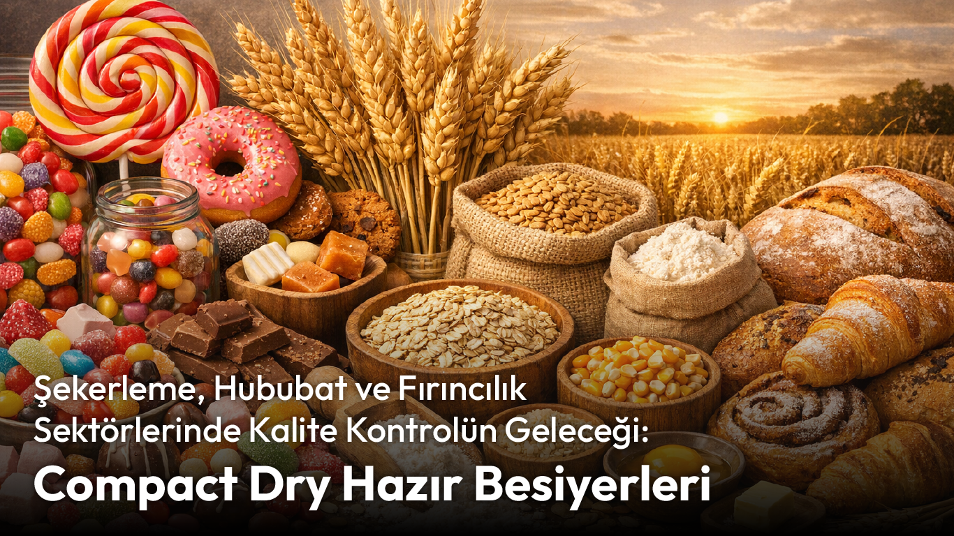 Şekerleme, Hububat ve Fırıncılık Sektörlerinde Kalite Kontrolün Geleceği: Compact Dry Hazır Besiyerleri